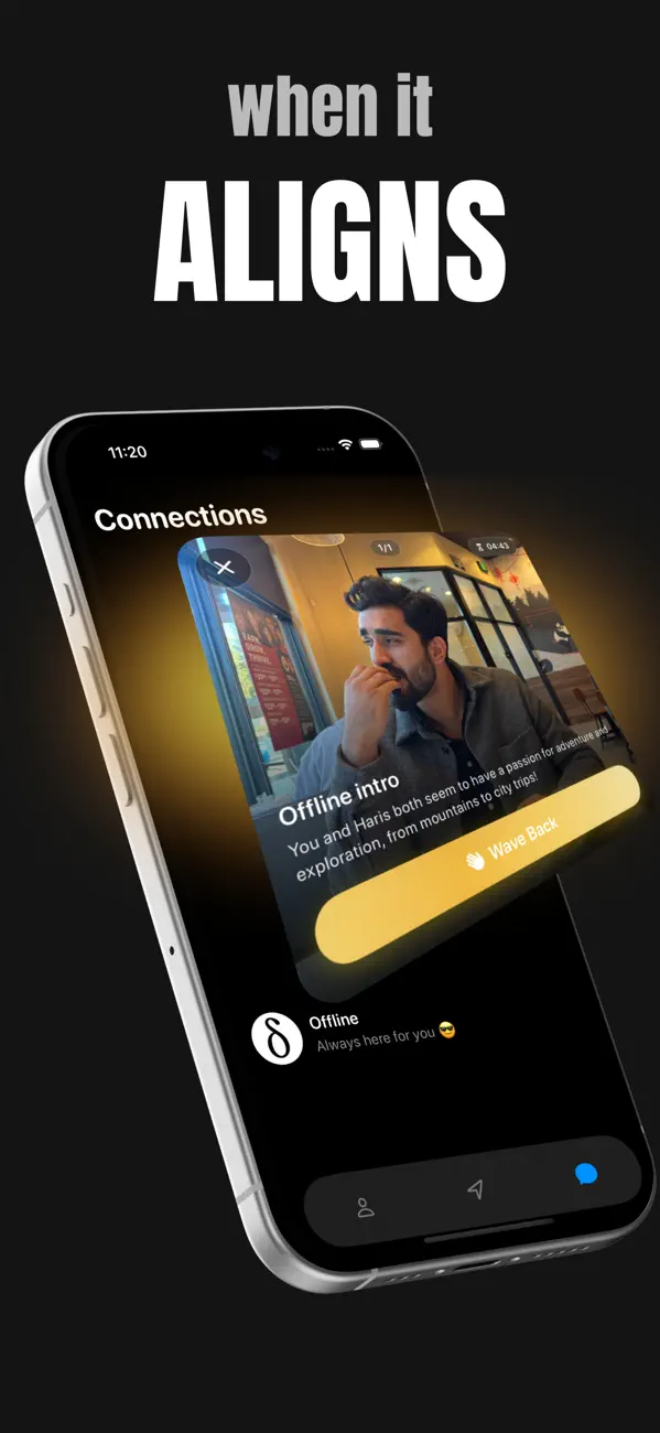 Offline App Store screenshot — when connections align